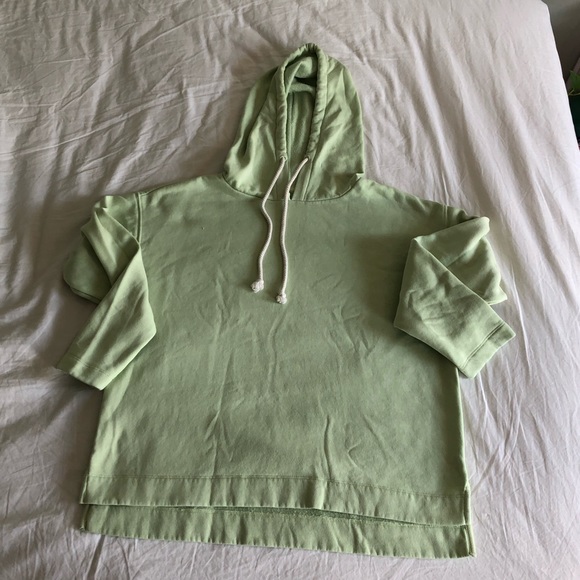 Lou & grey fleeceback jersey hoodie S celery ice - Picture 1 of 5
